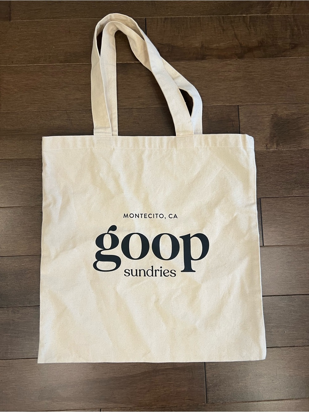 Goop Sundries Canvas Tote Bag